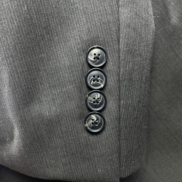 Joseph Jos.A.Bank Blazer Mens 40R Brown Grey Stripe Slim Fit Sport Coat Jacket - Picture 5 of 11